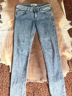 DC Men’s / Unisex Light Blue Acid-Wash Skinny Jeans Size 29